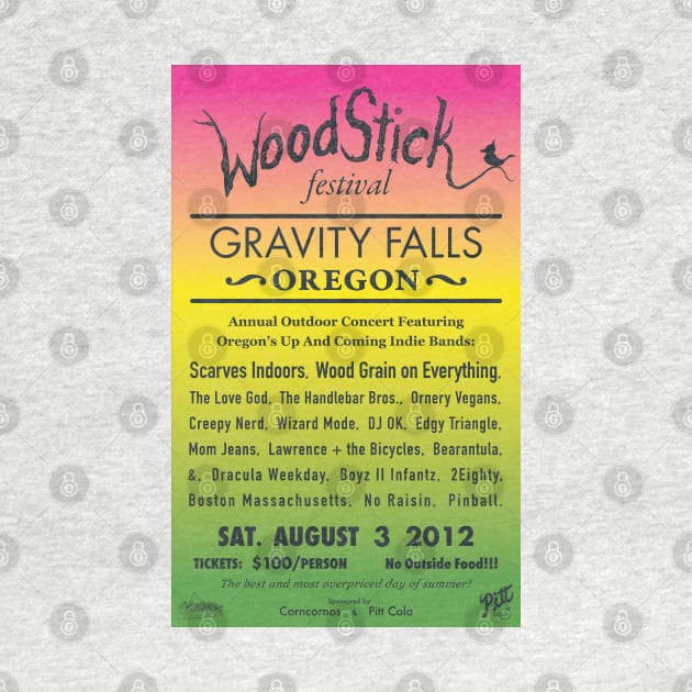 Woodstick Festival poster by VinylCountdown